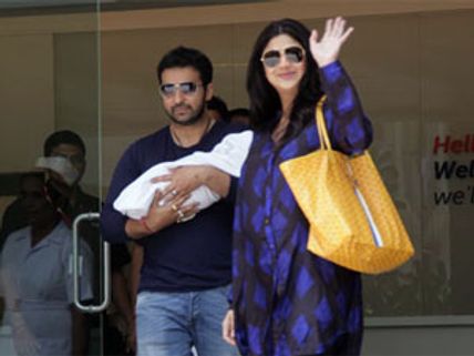 It's home sweet home for Shilpa Shetty's Baby K!