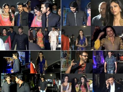 Watch Ram Charan-Upasana sangeet video