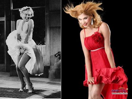 Veena Malik apes Marilyn Monroe!