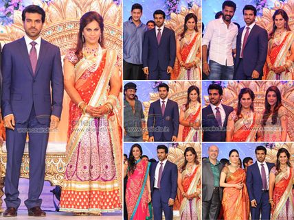Pictures: Ram Charan-Upasana host a grand marriage reception
