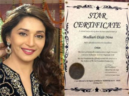 Madhuri Dixit gets a special gift from her fans