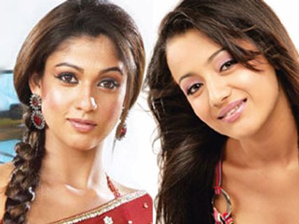 Nayantara-Trisha break the ice