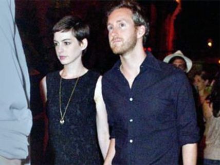 Anne Hathaway expecting her first child with fiance Adam Shulman?