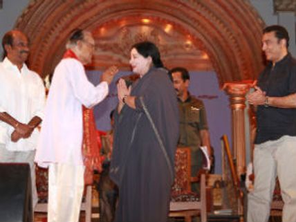 Rajinikanth-Kamal Hassan grace Jaya TV anniversary