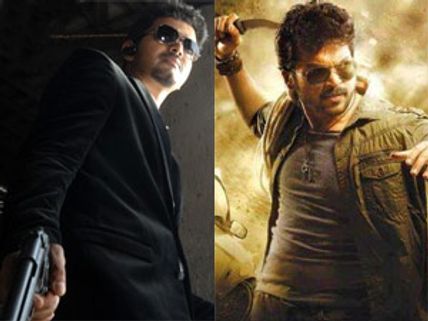 Thuppakki-Alex Pandian lighting screens for Diwali