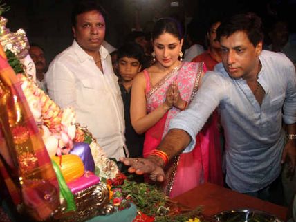 Heroine: Kareena, Madhur seek Ganpati Bappa's blessings