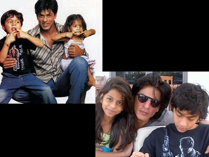 Unseen Pictures: Shahrukh Khan with his kids Aryan, Suhana