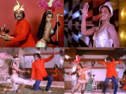 Veena Malik grooves to Rajinikanth-Silk Smitha's tune