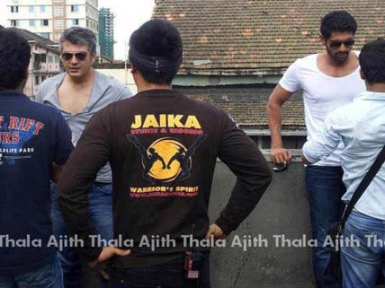 Picture: Ajith Kumar with Rana Daggubati