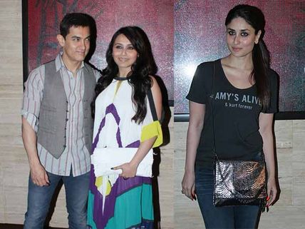 Pictures: Aamir, Kareena, Rani at Talaash success party