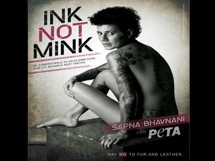 Photos: Bigg Boss 6 contestant Sapna Bhavnani goes nude for PETA