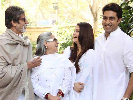Pictures: Aishwarya, Abhishek, Amitabh, Jaya at a charity conference