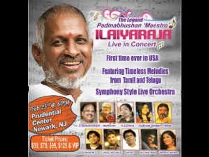Ilaiyaraaja performing his first live concert in USA