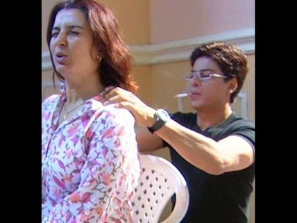 Rare and Unseen pictures of Shahrukh Khan-Farah Khan