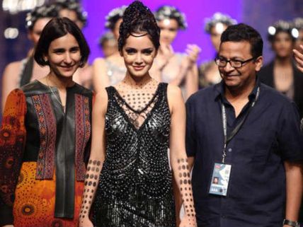 Shazahn Padamsee walks the ramp