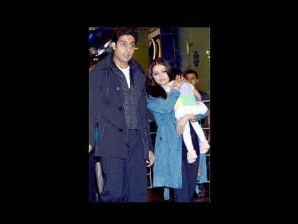 SEE PHOTOS: Aaradhya Bachchan all asleep on mom Aishwarya Rai's arms