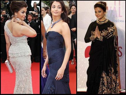 Cannes Pictures: Aishwarya Rai Bachchan looks hot in Saree or Gown?