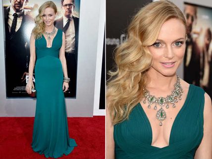 Why was Heather Graham nervous at Hangover 3 premiere?