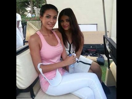 Pictures: Hot Aishwarya Rai Bachchan spotted in short white dress