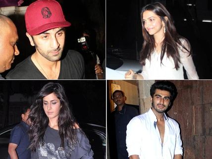 Pictures: Katrina, Ranbir, Deepika attend Arjun Kapoor's birthday