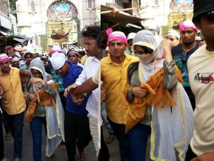 Surbhi Jyoti or Zoya of Qubool Hai, spotted at Ajmer Dargah 