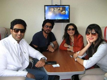 IIFA pics: SRK, Anushka, Abhishek, Mads spotted bonding in flight