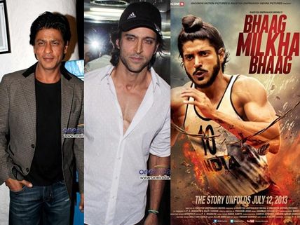 Shahrukh Khan, Hrithik Roshan praise Bhaag Milkha Bhaag 