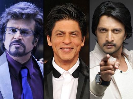 Shahrukh, Rajinikanth, Sudeep to dance together!