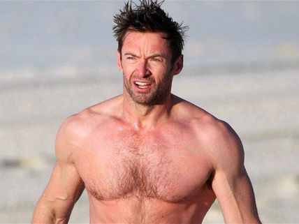 Hugh Jackman had an awkward naked moment