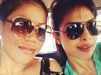 Priyanka Chopra visits Mary Kom's place