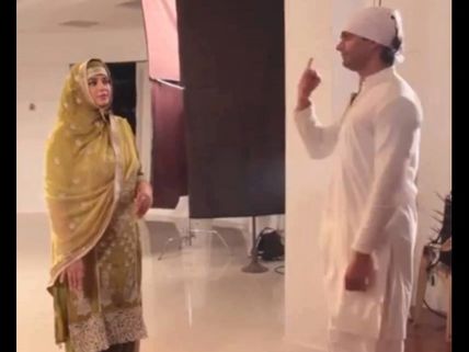 Qubool Hai: Rare Shooting Pics