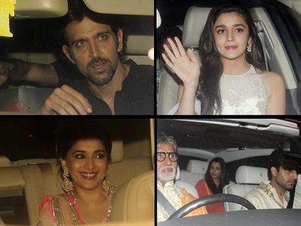 Pictures: Bollywood Stars Attend Shahrukh Khan's Eid Party 