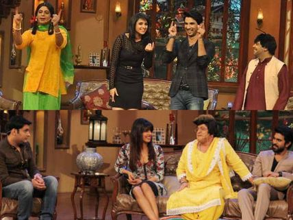 Photos: Priyanka And Ram Charan, Parineeti And Sushant On Comedy Nights!