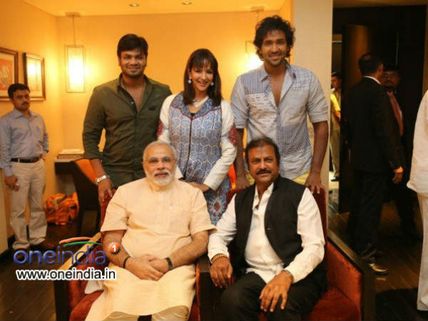 Photos: Mohan Babu, Lakshmi Manchu Met Narendra Modi