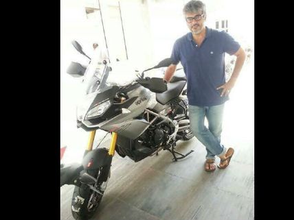 Photos: Ajith Adds Aprilla Caponord 1200 To His Bike Collection