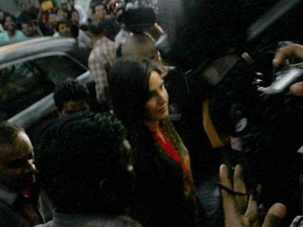 Pics: Katrina Kaif  Spotted At Salman Khan's Sister's Place 