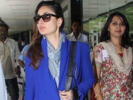 See Photos: Kareena Kapoor Back From London, Hubby Saif Missing