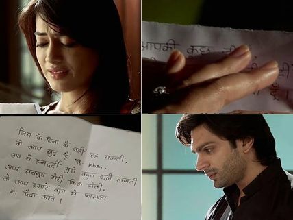 Qubool Hai: Asya Post Seperation; Exchange Hand Written Letters