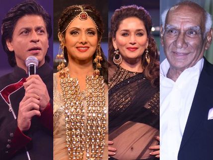 Madhuri, Sridevi And Shahrukh Walk The Ramp On Late Yash Chopra's Birthday