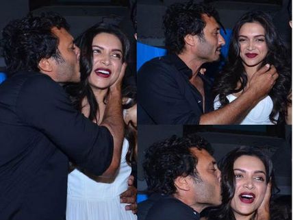 Homi Adajania Kisses Deepika Padukone Inspite of Her Refusal!