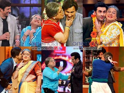 Comedy Night With Kapil's Dadi Shocks SRK, Ranbir, Hrithik...With Kisses!
