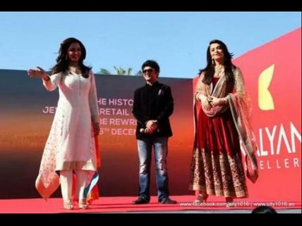Pics: Manju Warrier, Aishwarya Rai Bachchan At Dubai To Inaugurate Kalyan Jewellers