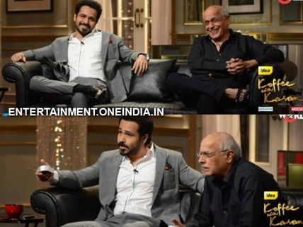 Emraan Hashmi, Mahesh Bhatt Get Scandalous On Koffee With Karan!