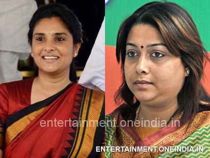 After Films, Ramya-Rakshitha To Become Rivals In Politics!