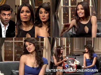 Nargis, Freida Get Scandalous; Jealous Of Deepika And Anti-Ranbir On Koffee With Karan!
