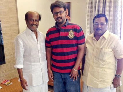 Rajinikanth Met By MK Alagiri & Dhayanidhi