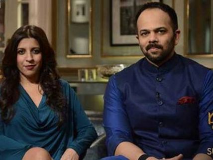 Koffee With Karan: Rohit Shetty, Zoya Akhtar All Dressed To Steal Hamper!
