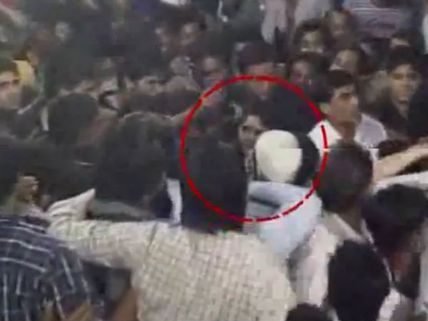 Photos: After Being Kissed, Actress Nagma Groped In Public