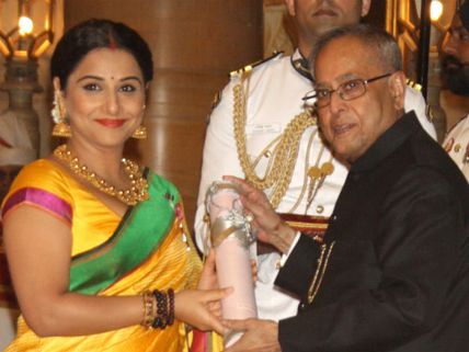 Vidya Balan Receives Padma Shri