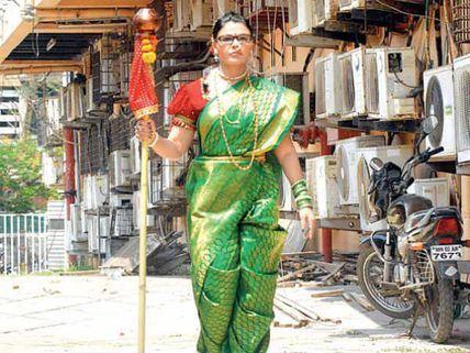 Rakhi Sawant Tries To Woo The Public In A Crazy Avatar